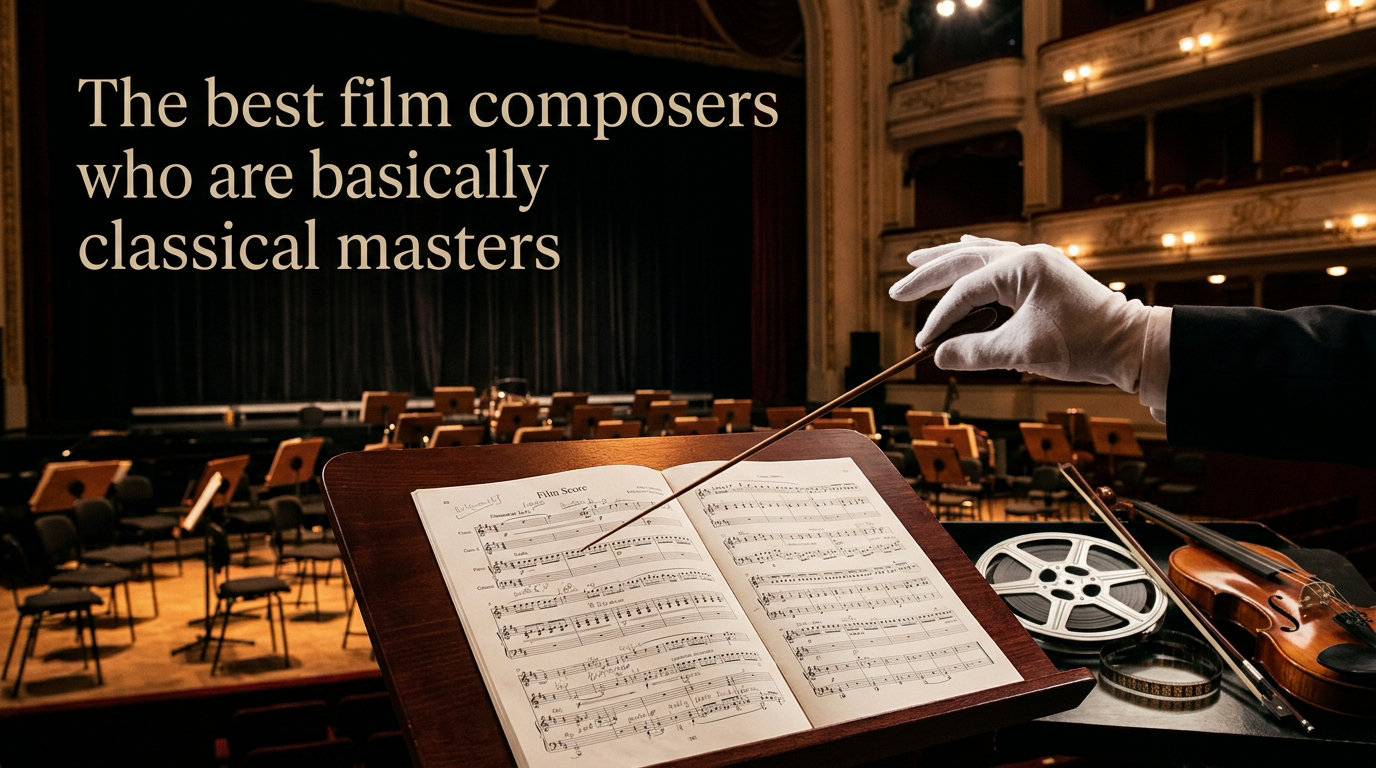 The best film composers who are basically classical masters