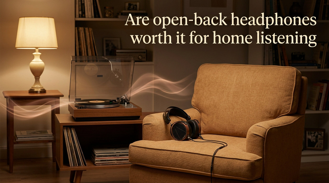 Are open-back headphones worth it for home listening
