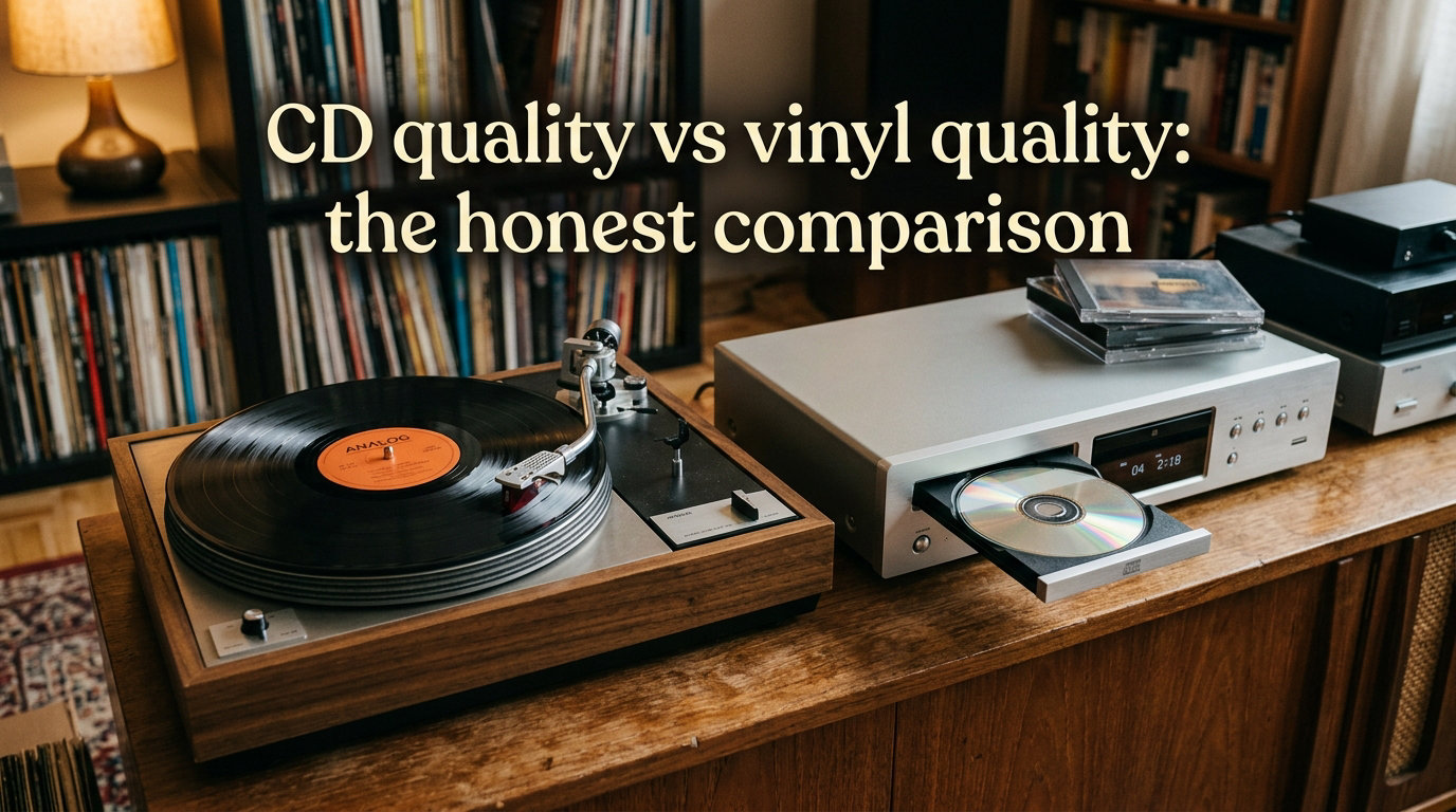 CD quality vs vinyl quality: the honest comparison