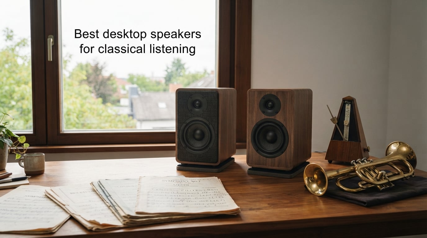 Best desktop speakers for classical listening
