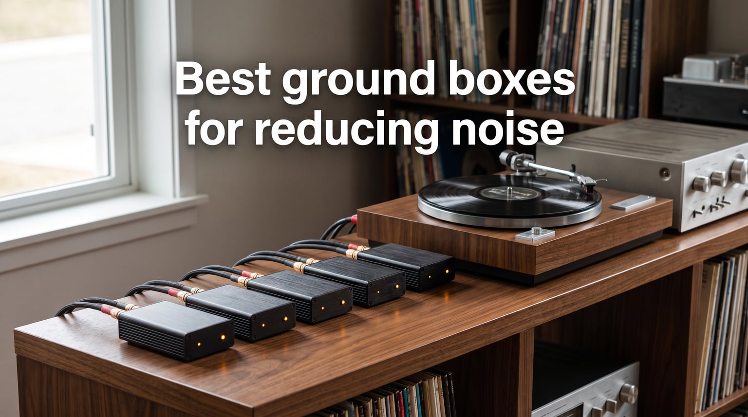 Best ground boxes for reducing noise