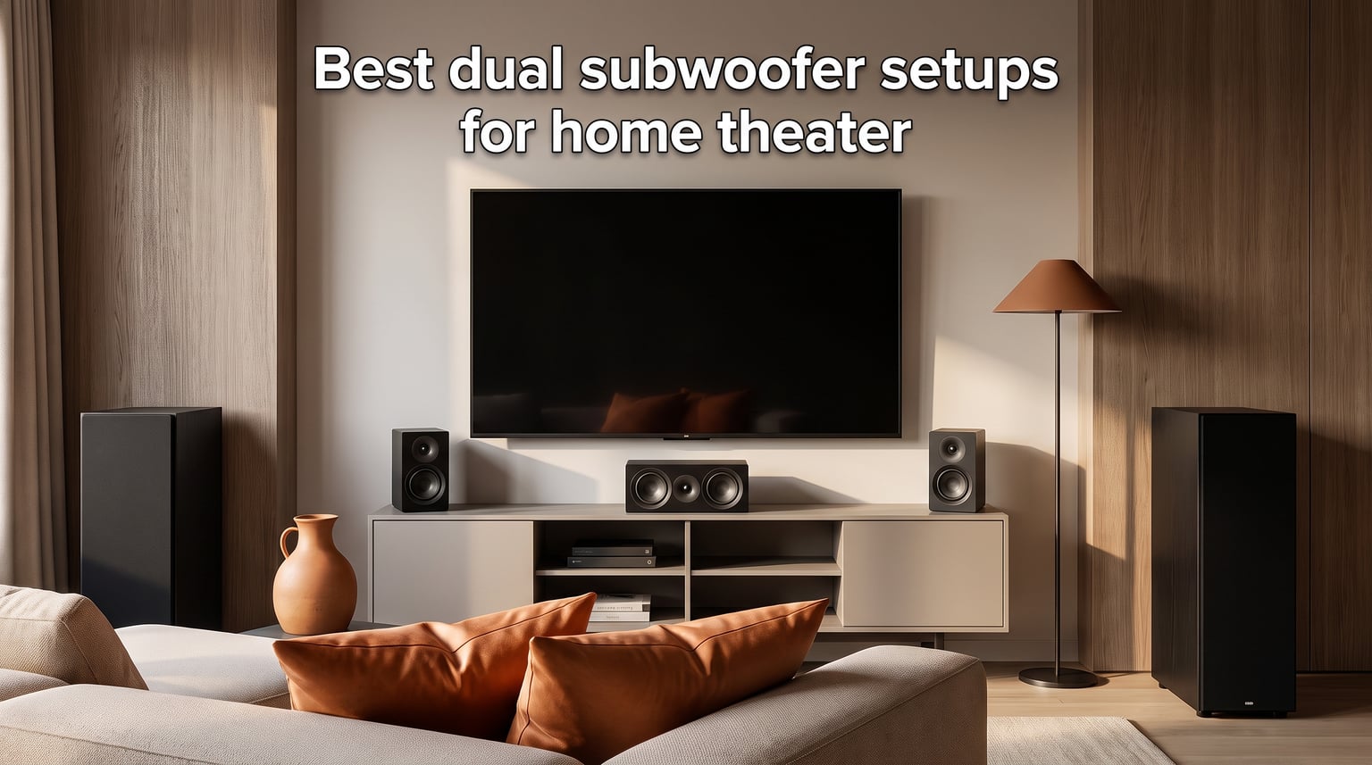 Best dual subwoofer setups for home theater