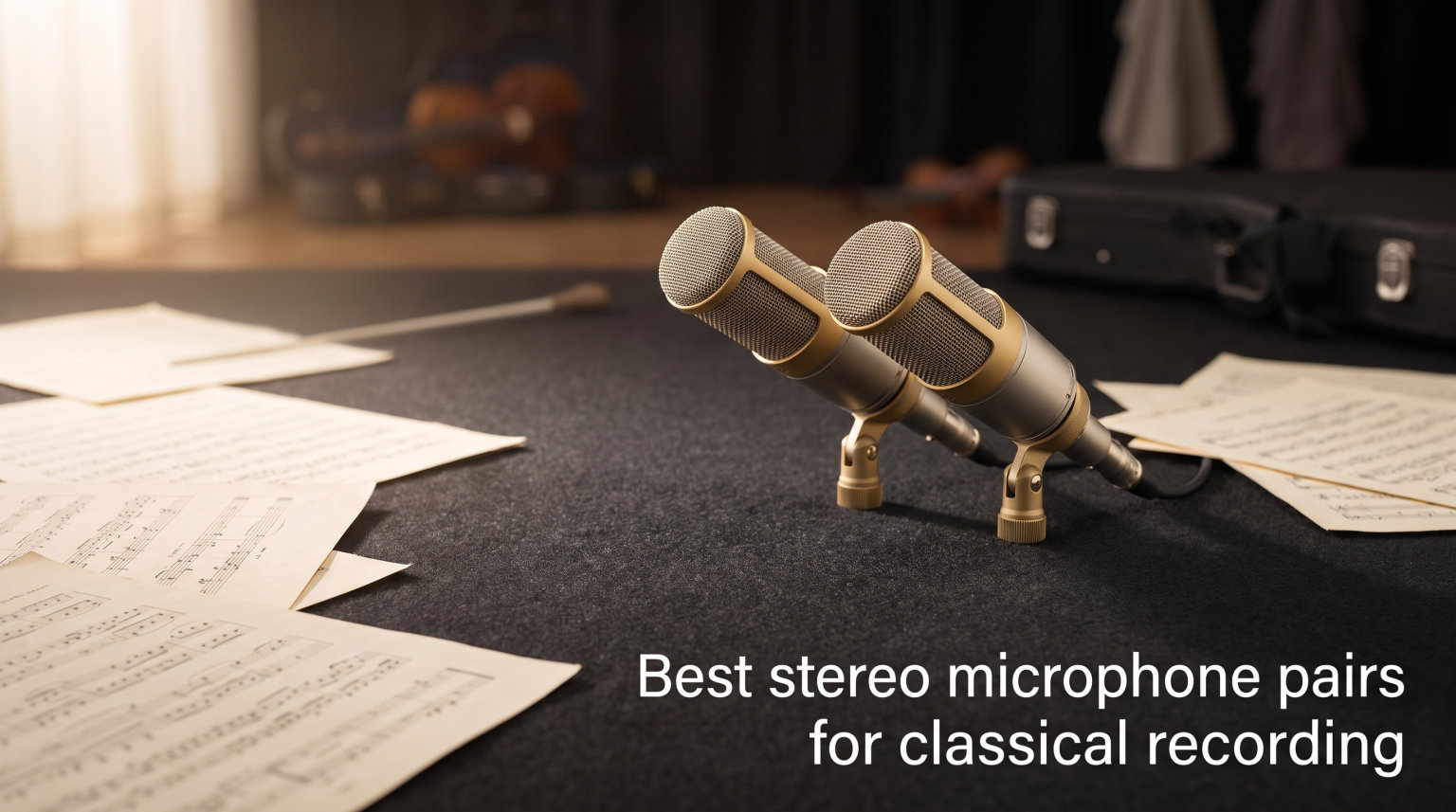 Best stereo microphone pairs for classical recording