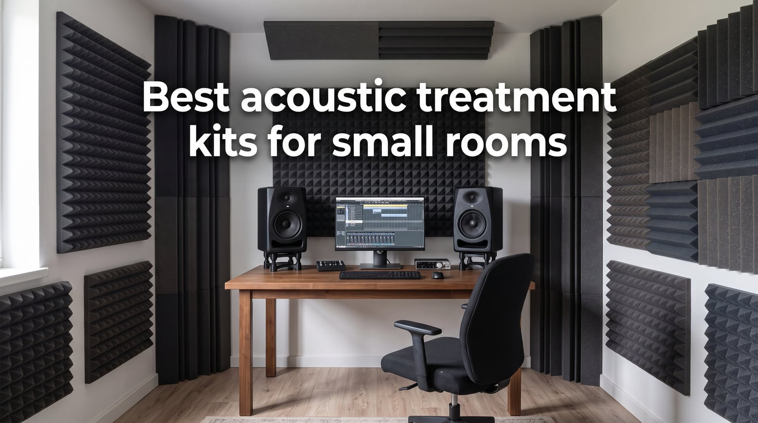 Best acoustic treatment kits for small rooms