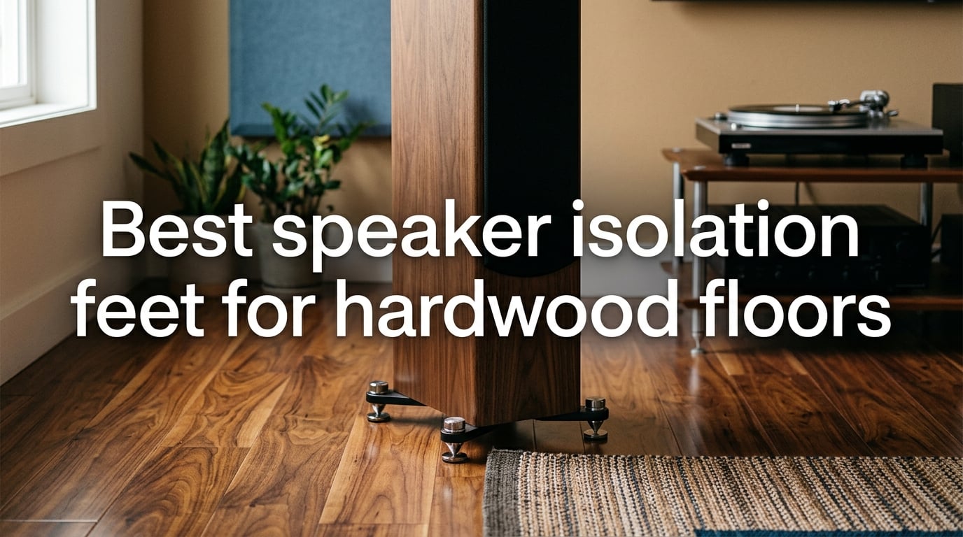 Best speaker isolation feet for hardwood floors