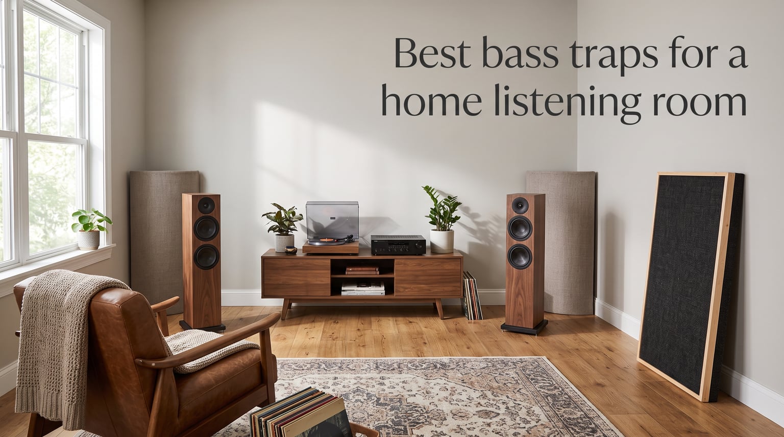 Best bass traps for a home listening room
