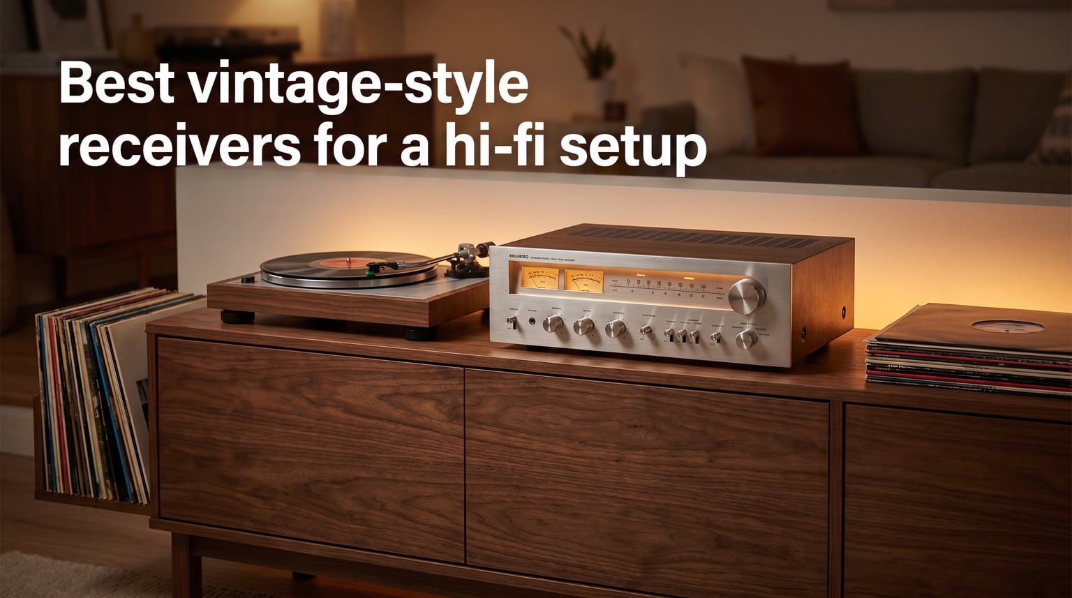 Best vintage-style receivers for a hi-fi setup