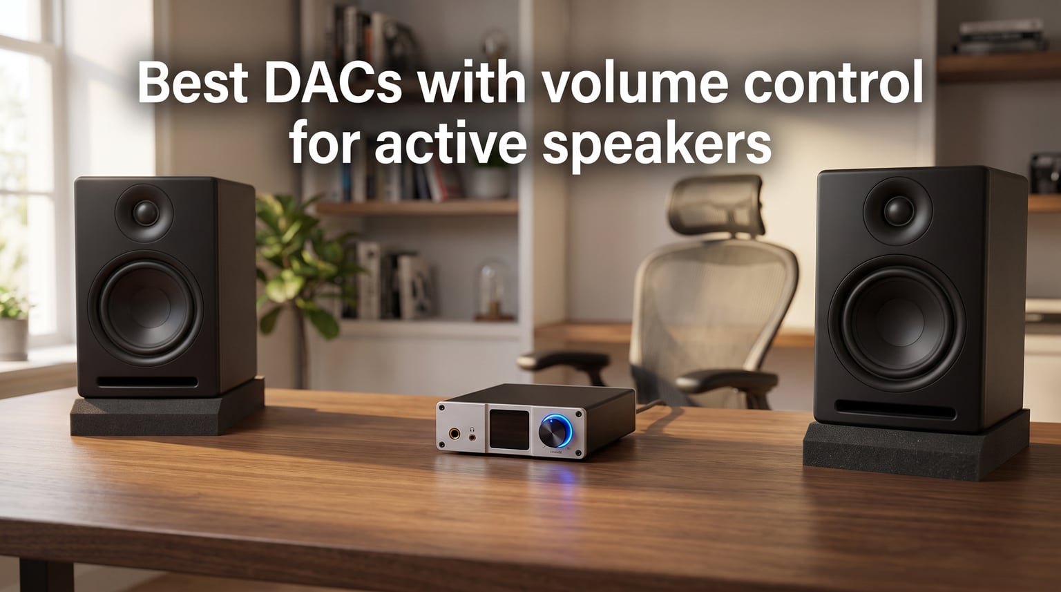 Best DACs with volume control for active speakers