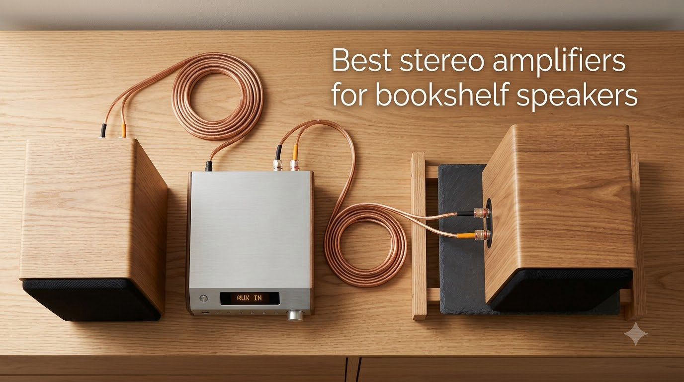 Best stereo amplifiers for bookshelf speakers