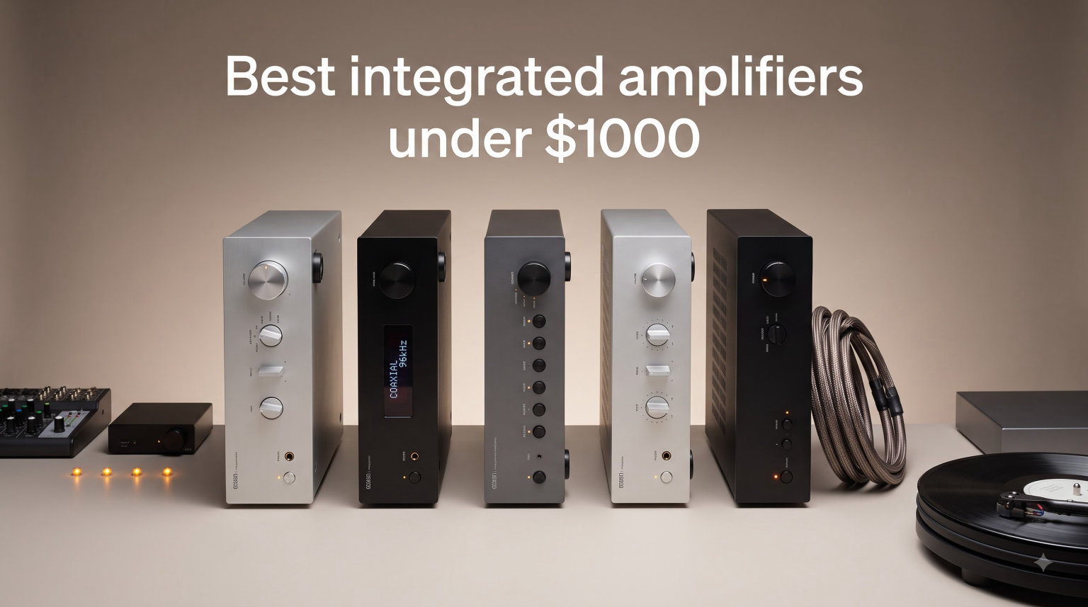 Best integrated amplifiers under $1000