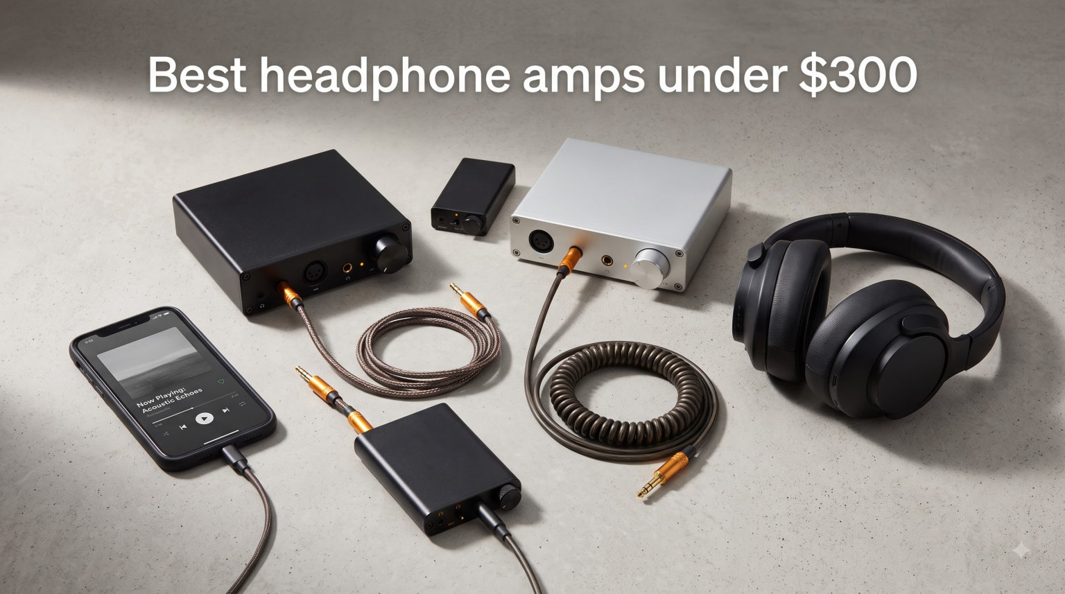 Best headphone amps under $300