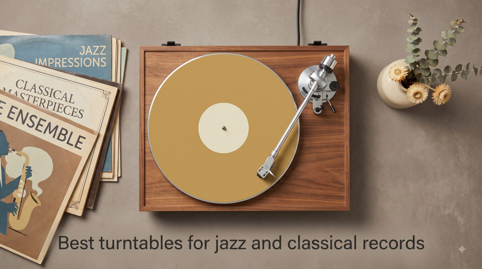 Best turntables for jazz and classical records