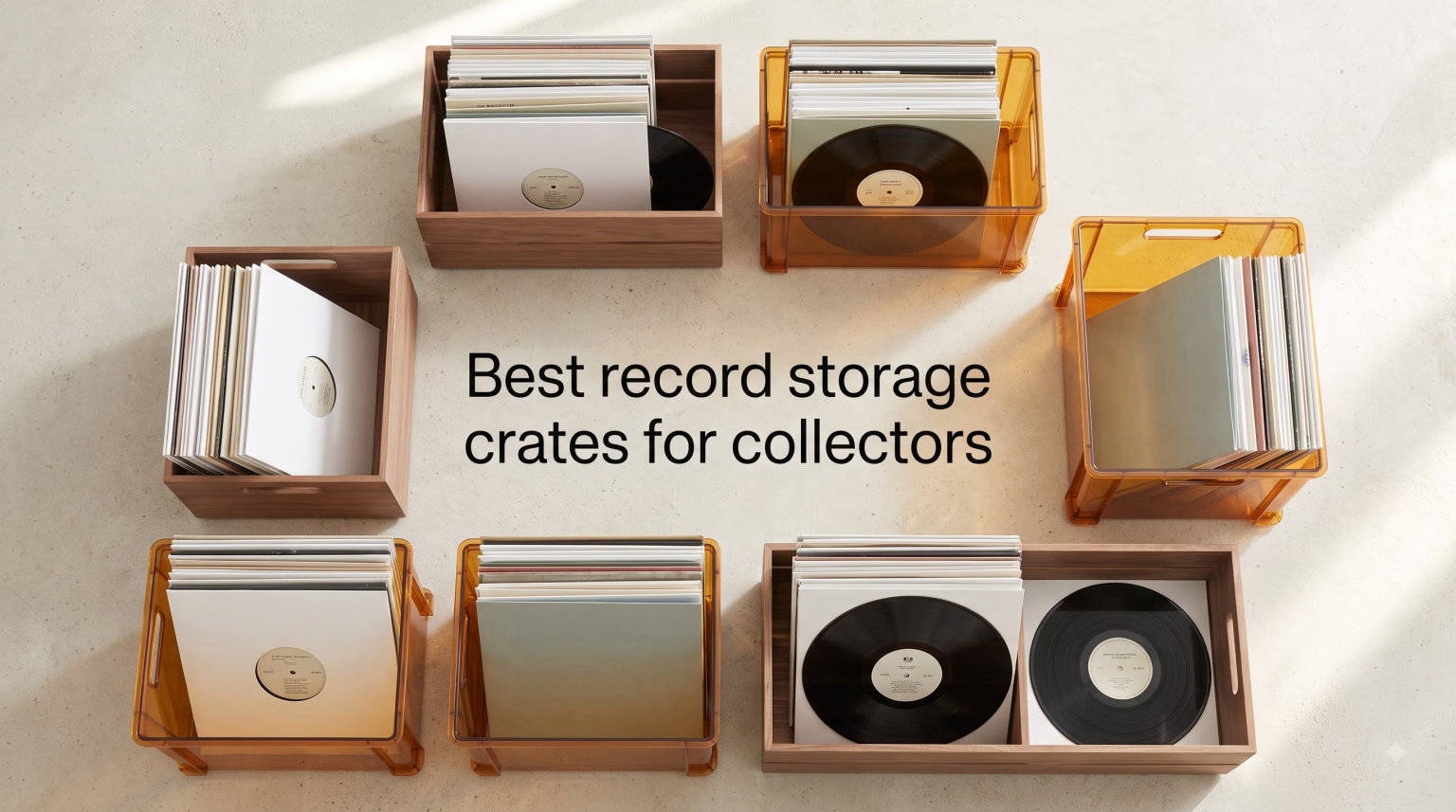 Best record storage crates for collectors