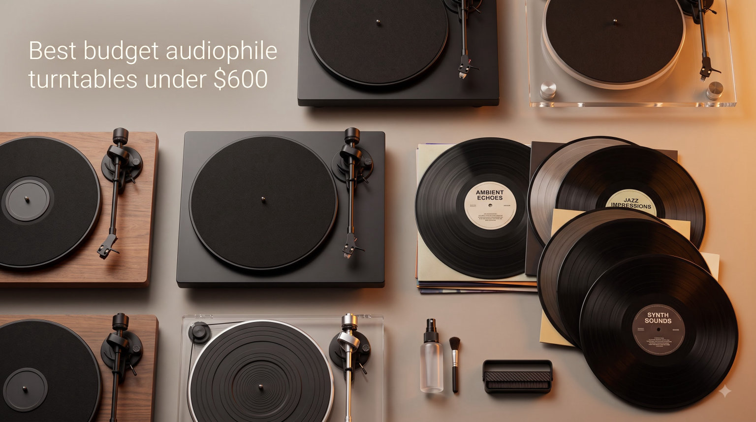 Best budget audiophile turntables under $600