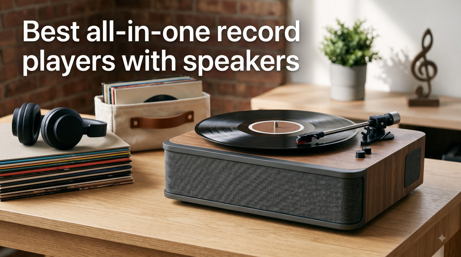 Best all-in-one record players with speakers