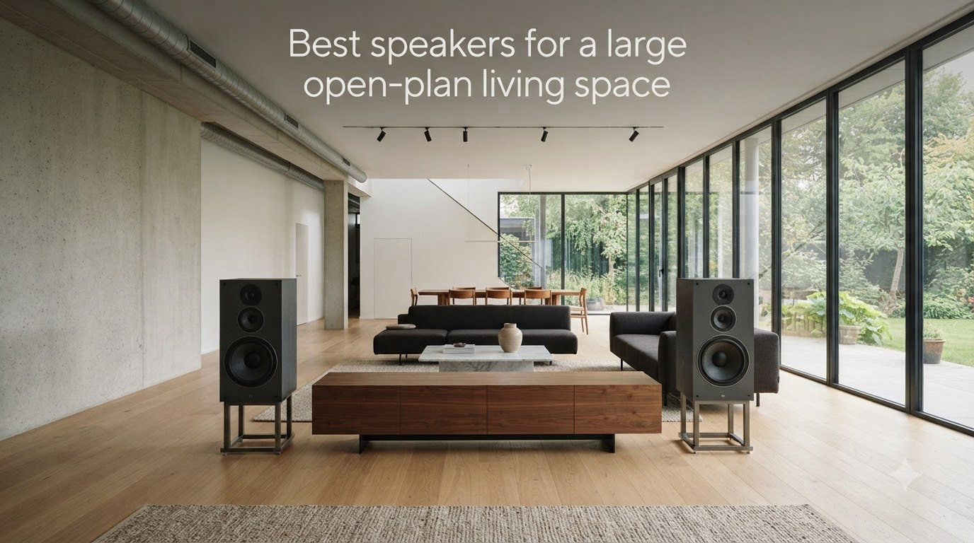 Best speakers for a large open-plan living space