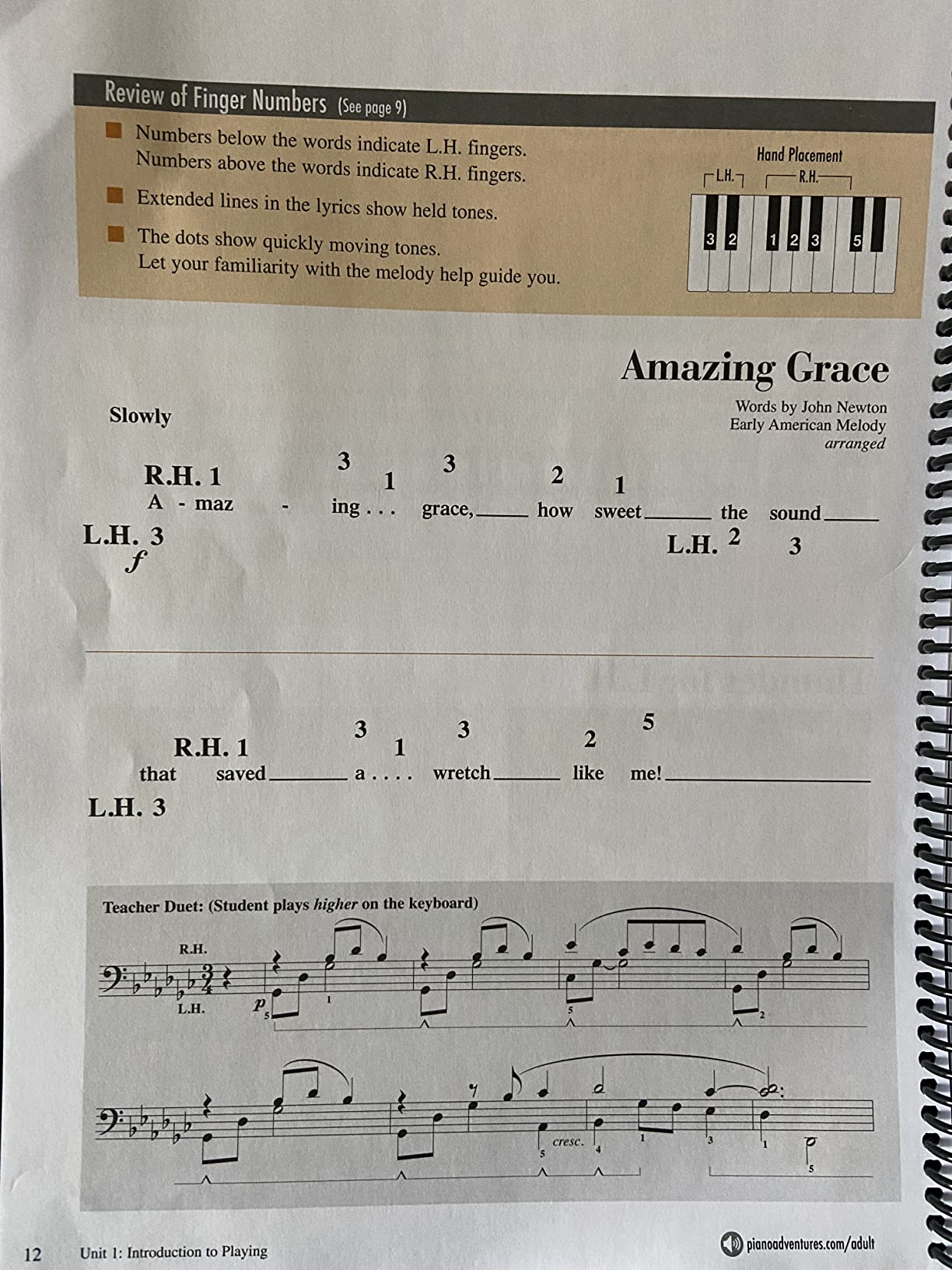 Adult Piano Adventures: All in One Course - Book 1 | Faber Beginner Method Piano Book for Adults with Chords and Music Notation | Piano Sheet Music and Theory for Self Learners With Digital Audio customer photo 1