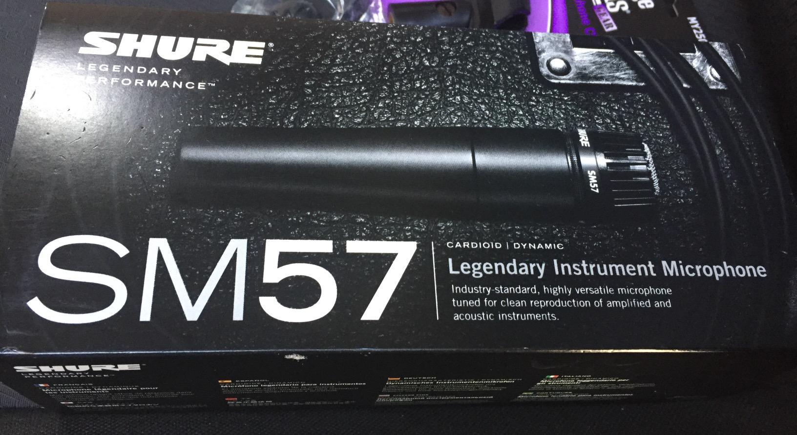 Shure SM57 Pro XLR Dynamic Instrument Microphone customer photo 1