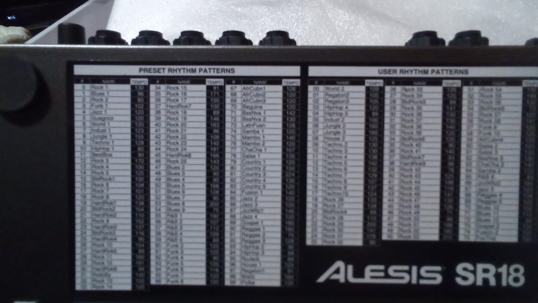 Alesis SR-16 Standalone Drum Machine customer photo 2