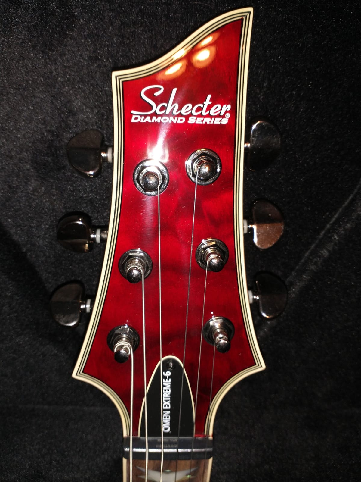 Schecter Omen Extreme-6 Electric Guitar - Black Cherry customer photo 1