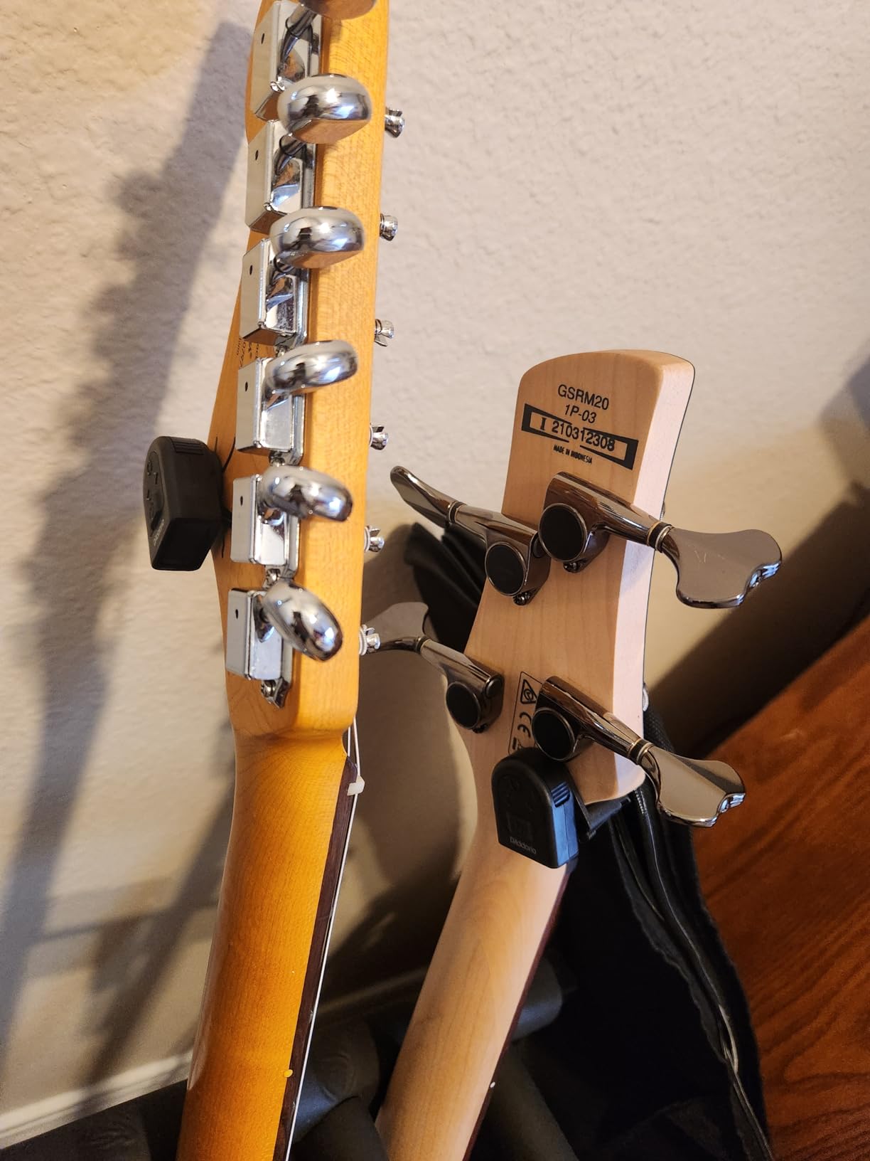 D'Addario Micro Headstock Tuner, 1 Pack | Fast, accurate tuning with a compact design and clear display customer photo 1