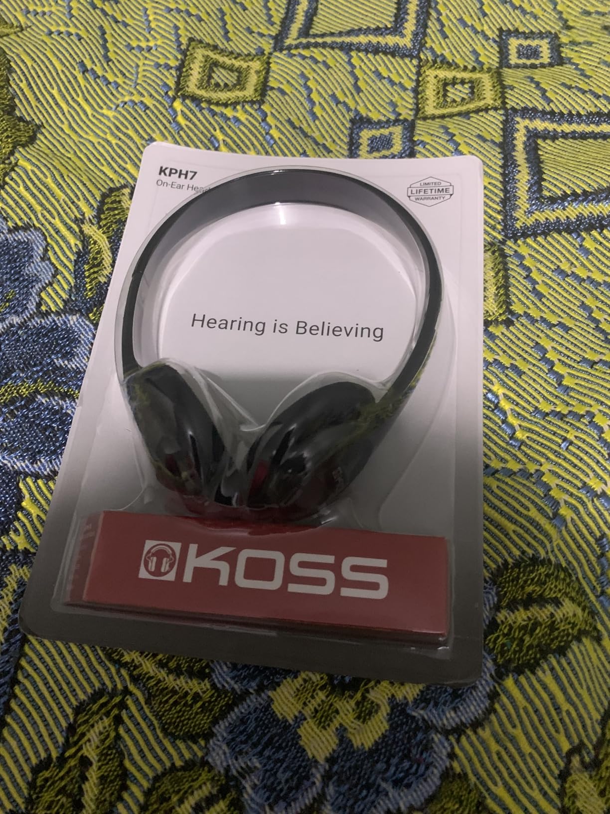 Koss KPH7 Lightweight Portable Headphone, Black customer photo 1