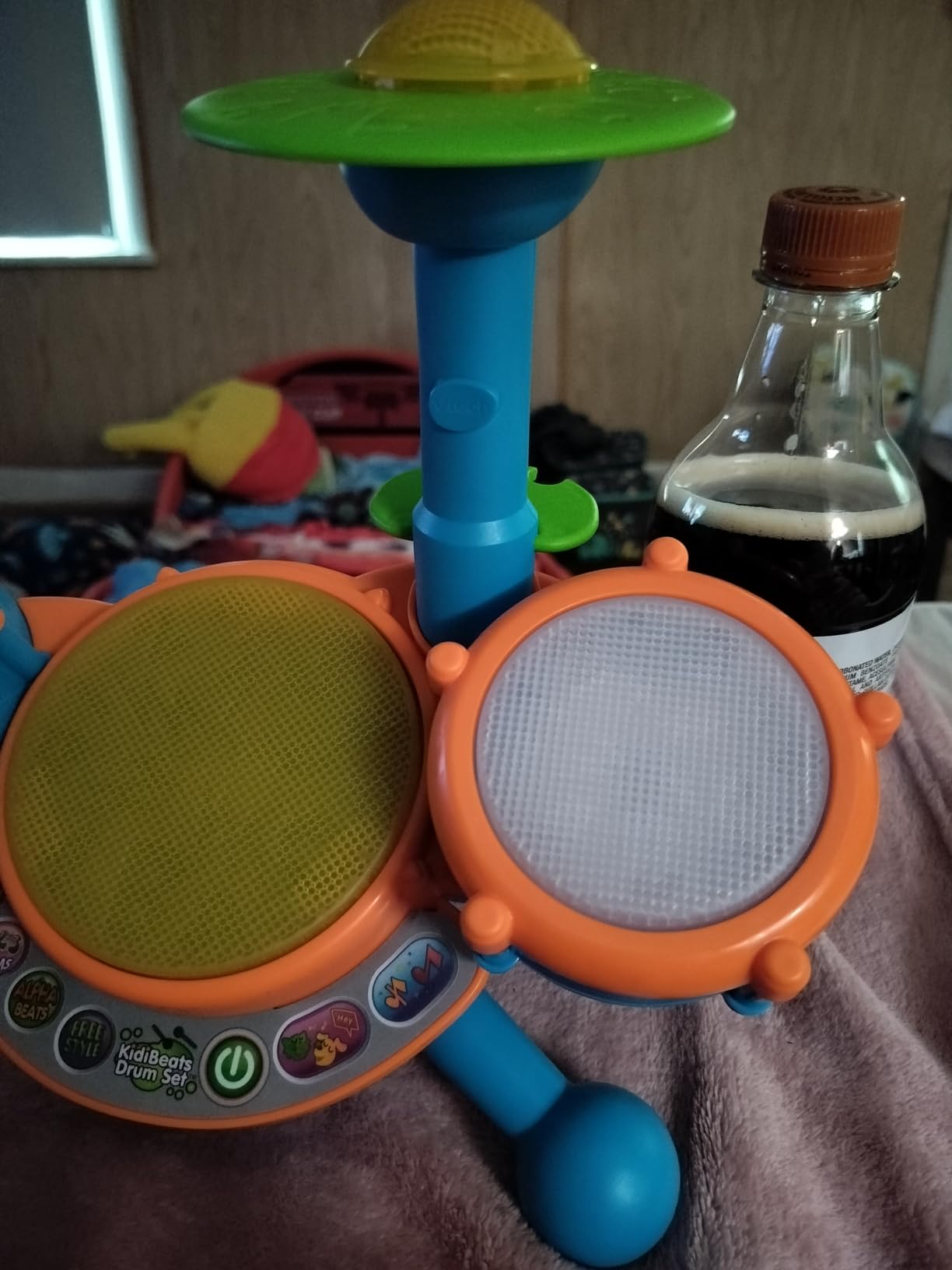 VTech KidiBeats Kids Drum Set, Orange customer photo 2