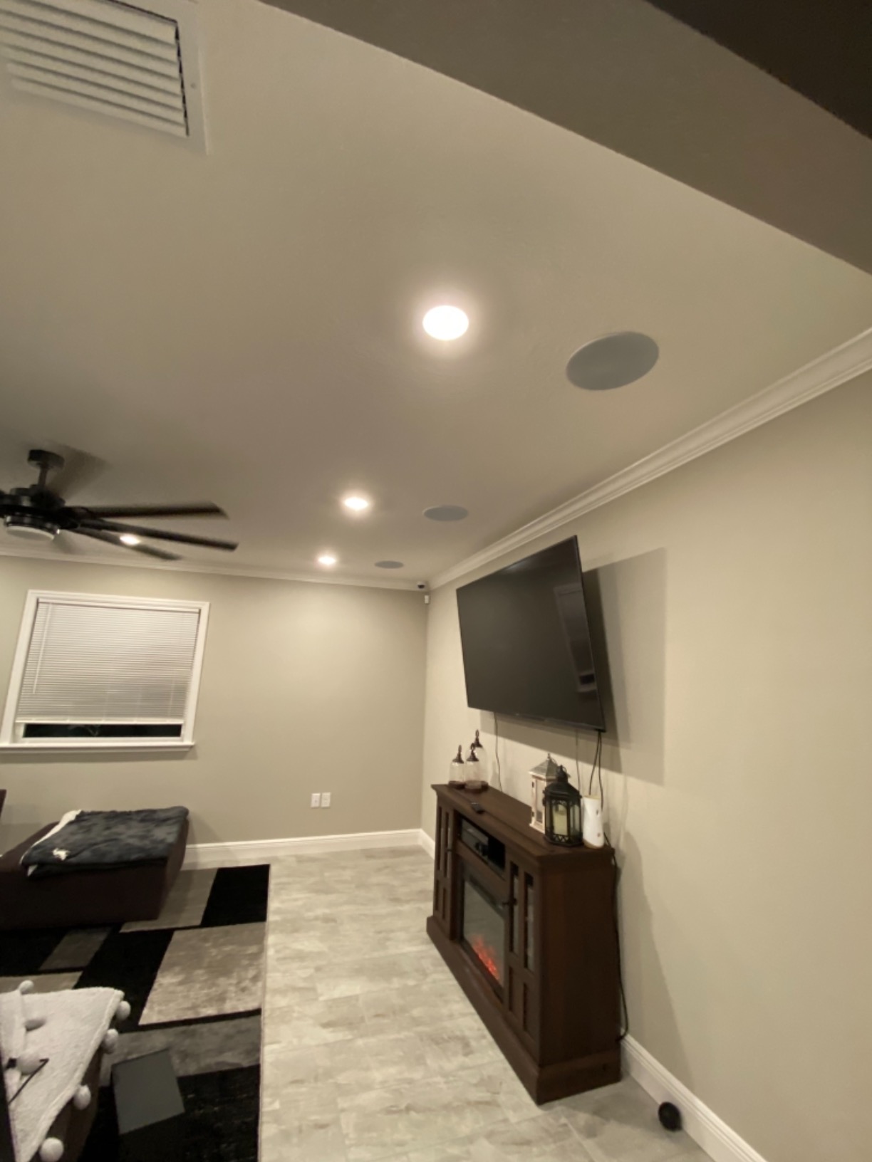 Acoustic Audio by Goldwood CS-IC83 8” 3-Way In Ceiling Home Theater Speaker System (White, 5 Speakers) customer photo 1