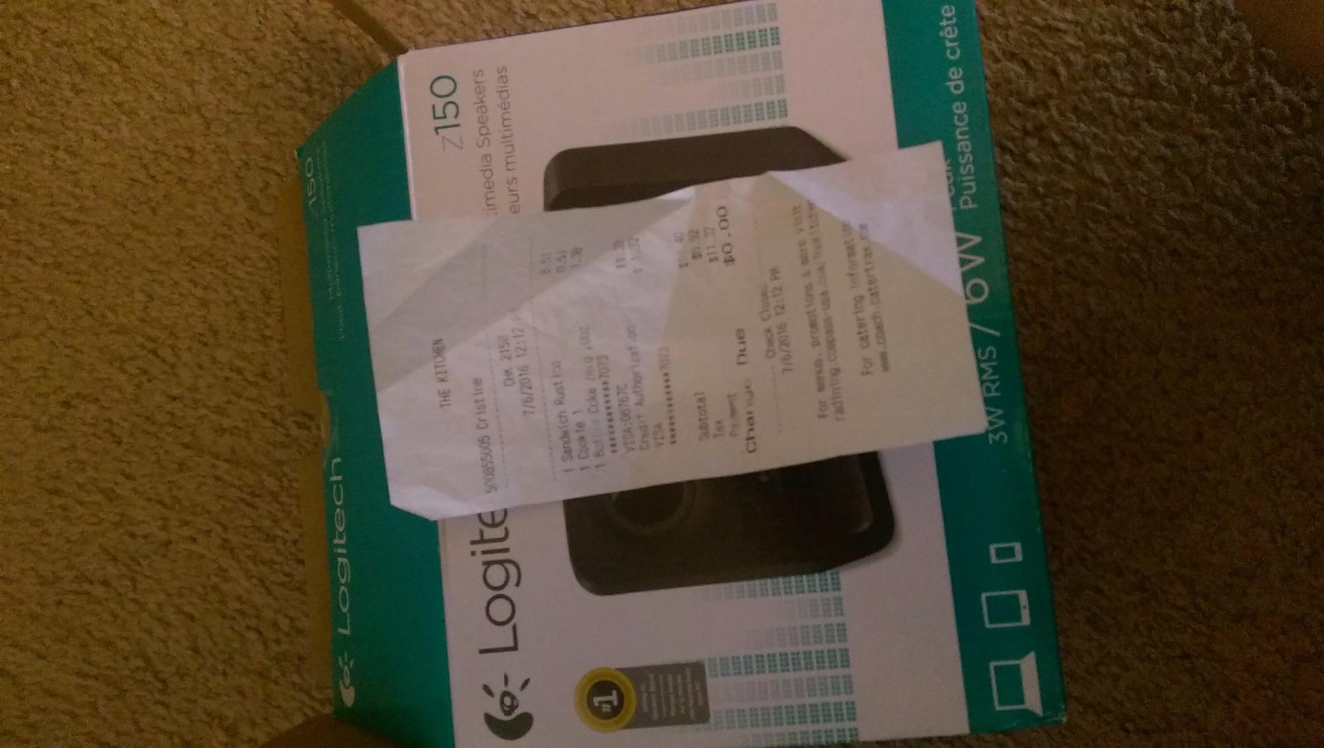 Logitech Multimedia Speakers Z150 with Stereo Sound for Multiple Devices, Black customer photo 2