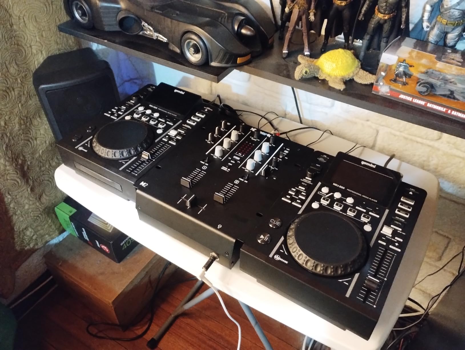 Numark M2 2-Channel Scratch DJ Mixer | Rack-Mountable Scratch Mixer, 3-Band EQ, Mic Input, Replacable Slope-Adjustable Crossfader customer photo 1