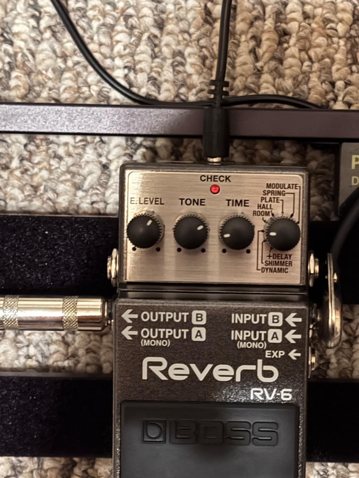 BOSS RV-6 Reverb Guitar Pedal customer photo 1