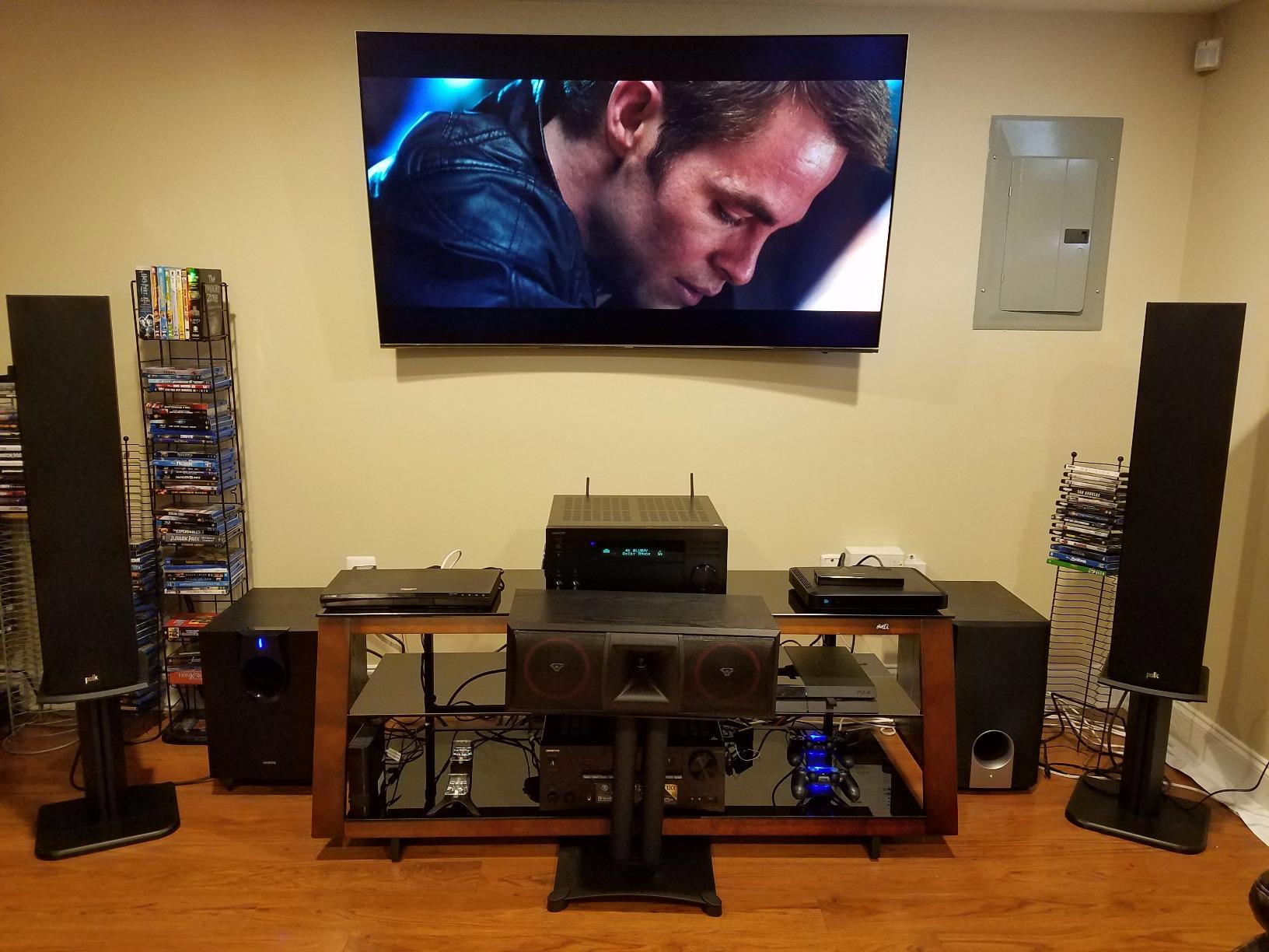 Polk Audio T50 Home Theater Floor Standing Tower Speaker 150W, Black customer photo 1