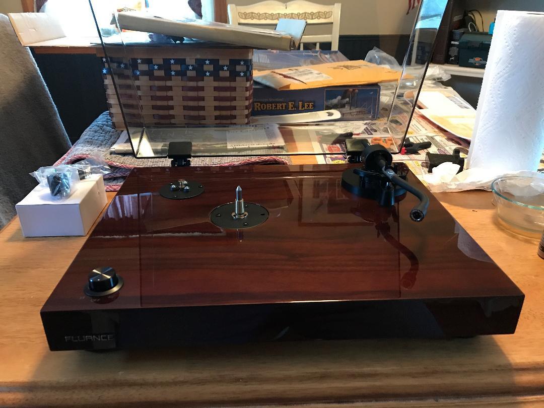 Fluance RT81 Elite High Fidelity Vinyl Turntable Record Player with Audio Technica AT95E Cartridge, Belt Drive, Built-in Preamp, Adjustable Counterweight, High Mass MDF Wood Plinth - Walnut customer photo 1