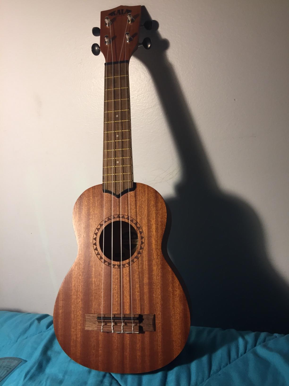 Kala LTP-S Learn-to-Play Mahogany Soprano Ukulele Starter Kit | Kit, Satin Mahogany, Includes online lessons, tuner app, and booklet (KALA-LTP-S) customer photo 2