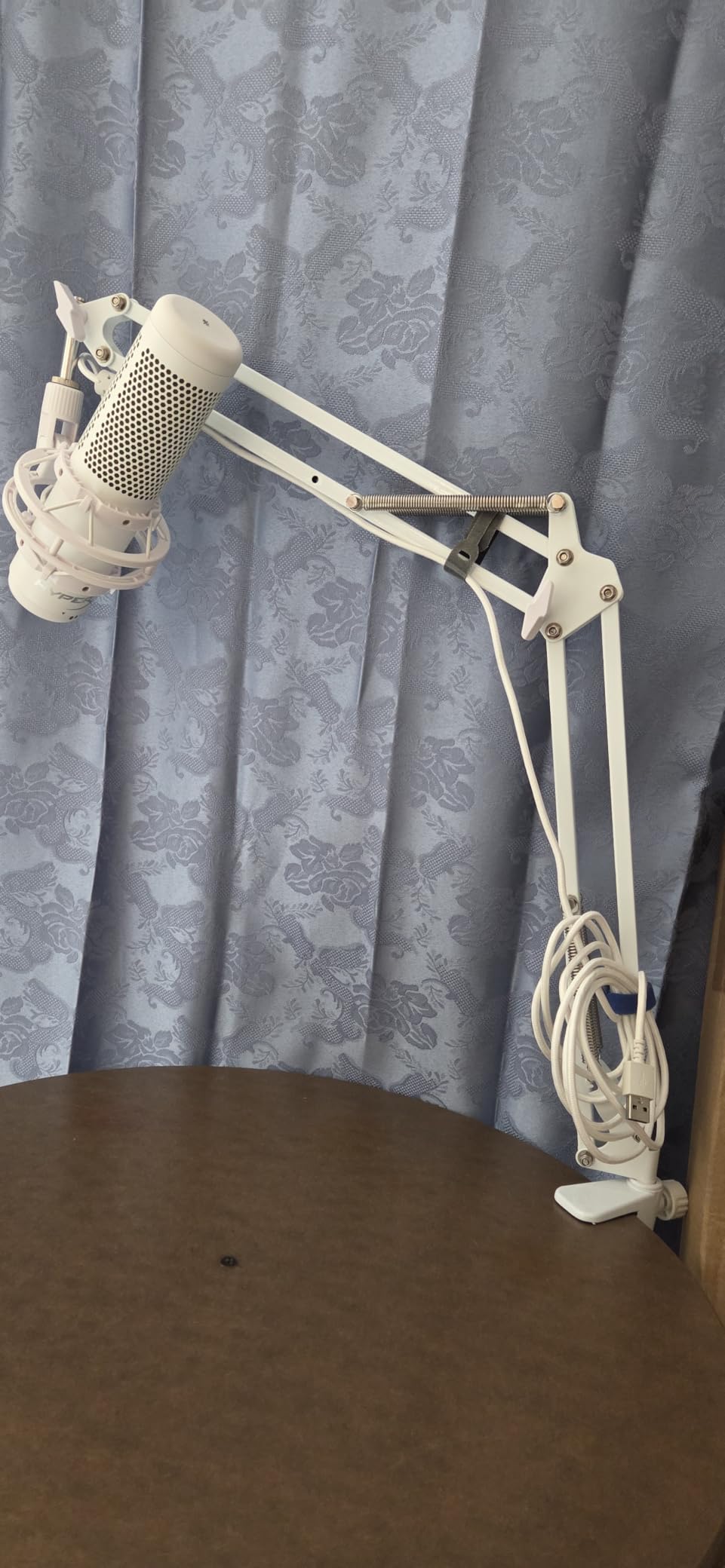 InnoGear Boom Arm Microphone Mic Stand for Blue Yeti Fifine HyperX, Black customer photo 2