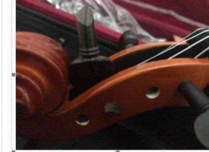Mendini by Cecilio 3/4 Violin Set For Beginners - Hand Carved Acoustic Violins Set - Fiddle Solidwood Kit with Hard Case, Two Bows, Tuner, Rosin, Shoulder Rest, Extra Strings, Lesson Book customer photo 2