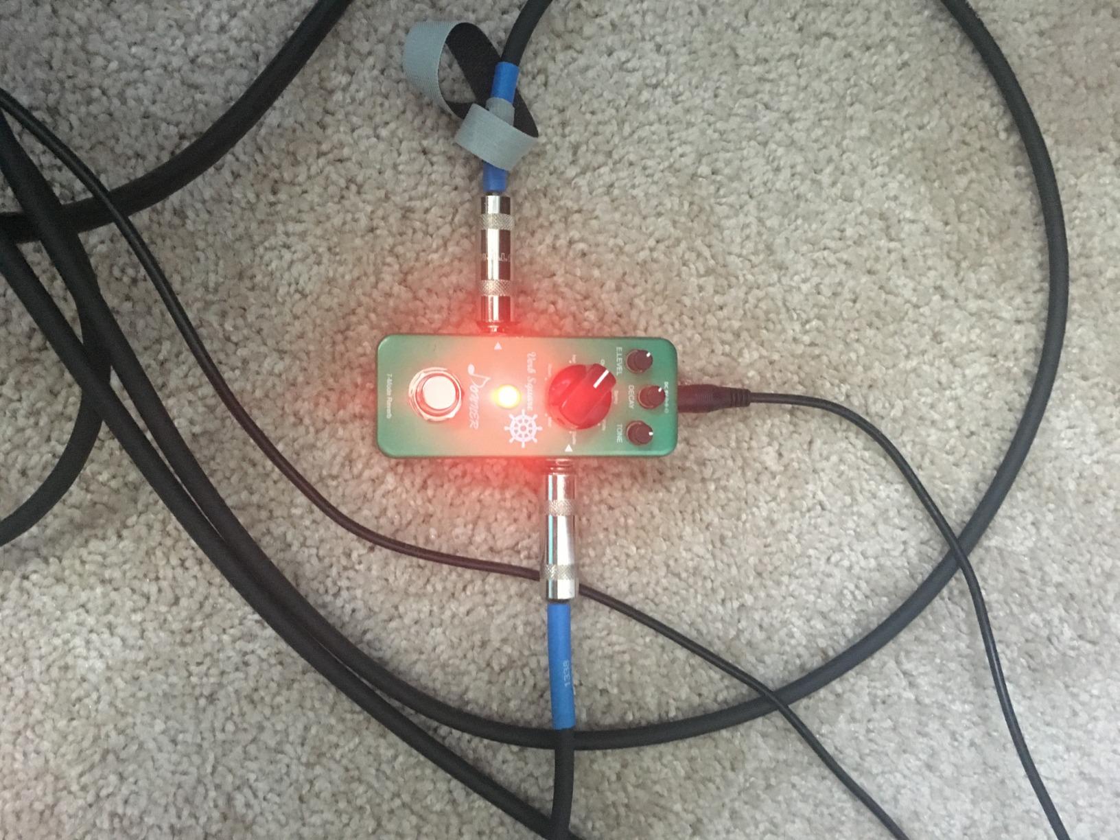 Donner Reverb Guitar Pedal, Verb Square Digital Reverb 7 Modes Room, Hall, Church, Spring, Plate, Studio, Mod, True Bypass customer photo 2