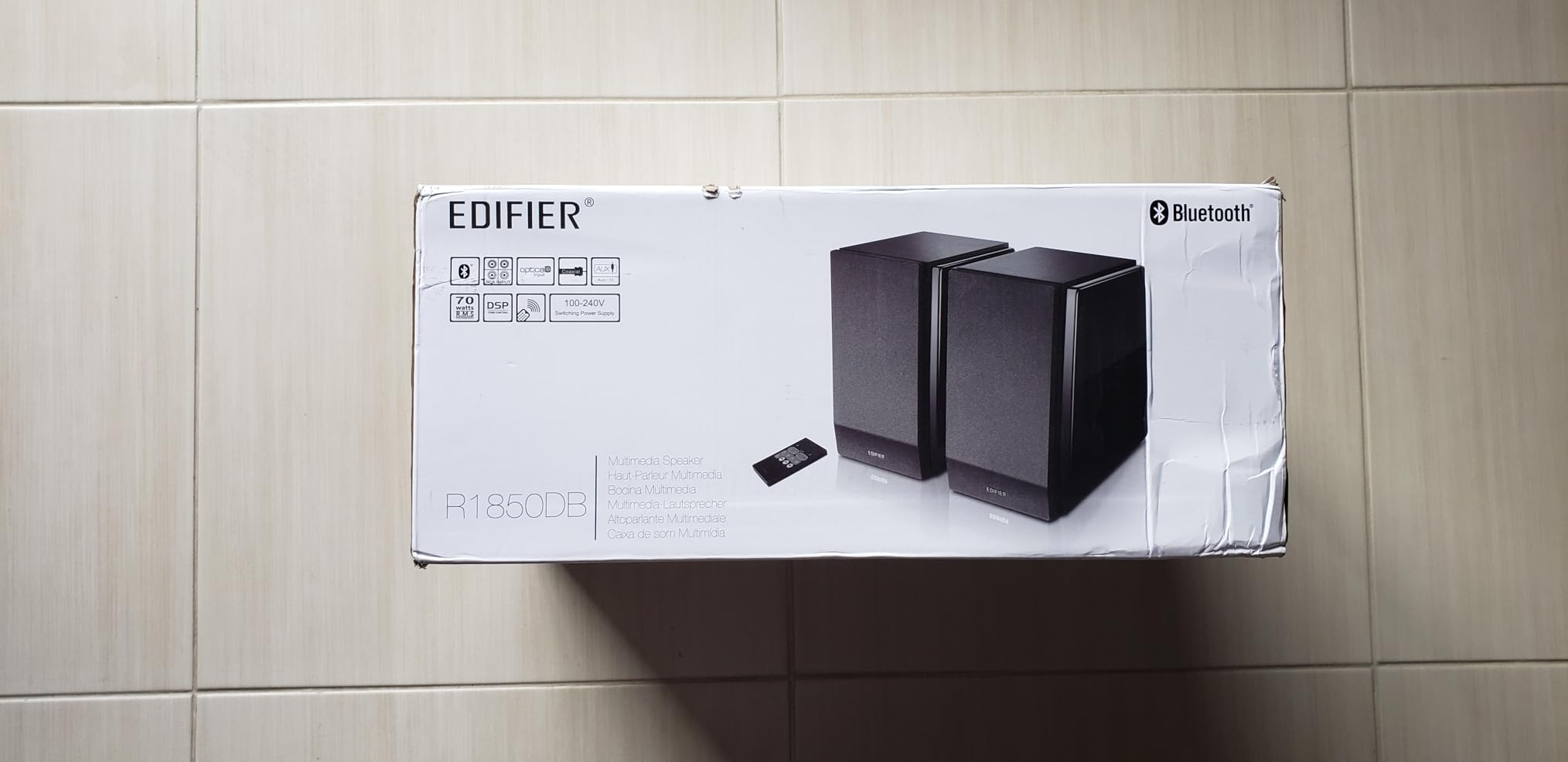 Edifier R1850DB Active Bookshelf Speakers with Bluetooth and Optical Input - 2.0 Studio Monitor Speaker - Built-in Amplifier with Subwoofer Line Out customer photo 1