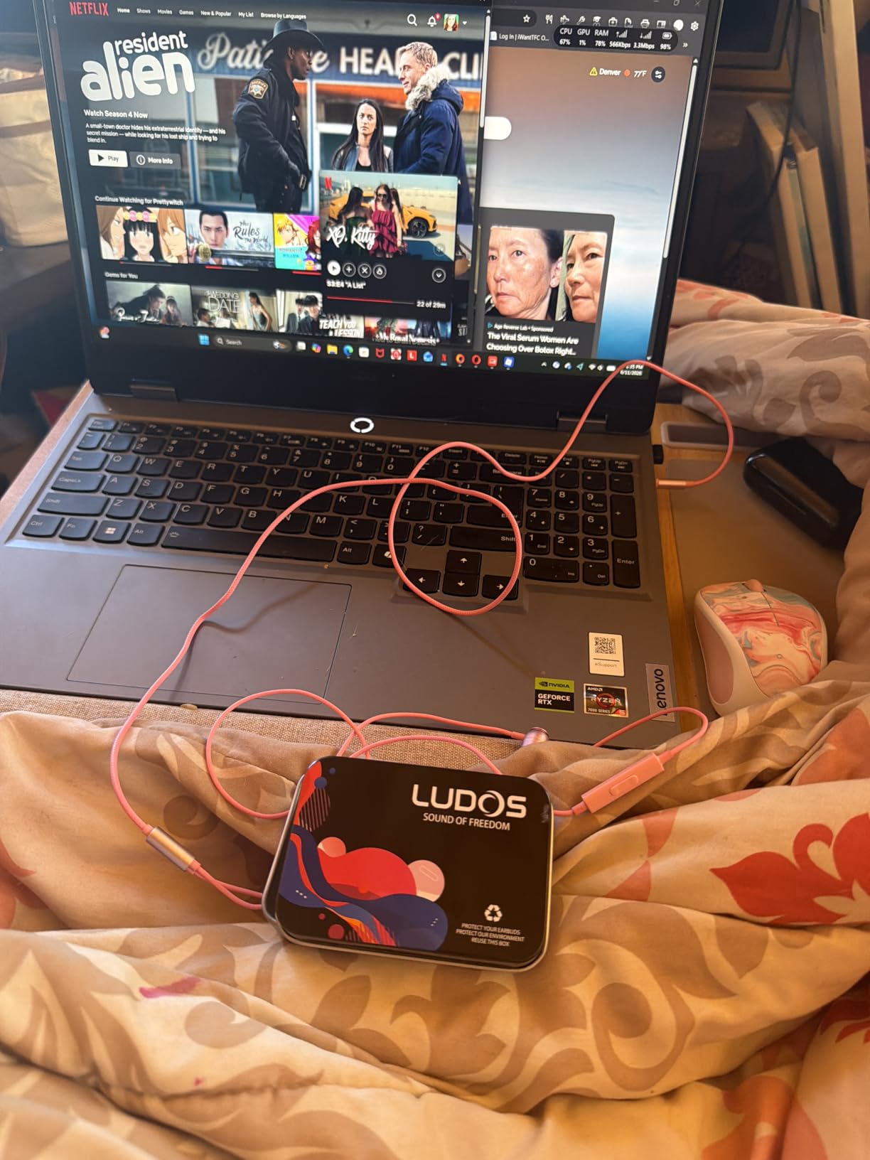 Ludos Clamor Wired Earbuds in-Ear Headphones, 5 Years Warranty, Earphones with Microphone, Noise Isolating Ear Buds for School, Kids, Women, Small Ear customer photo 1
