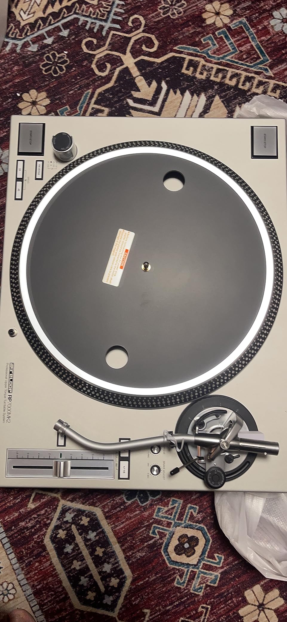 Reloop RP-7000 MK2 Professional Upper Torque Turntable System, Black customer photo 2