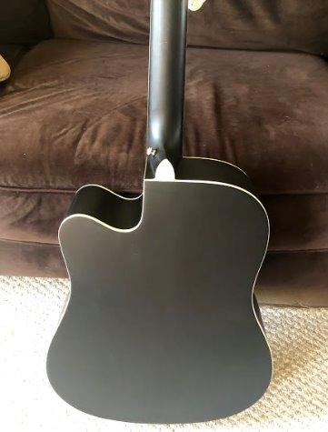Donner Acoustic Guitar for Beginner Adult Full Size Cutaway Acustica Guitarra Bundle Kit with Free Online Lesson Bag Strap Tuner Capo Pickguard String Pick, Right Hand 41 Sunburst, DAG-1CS/DAD-160CS customer photo 1
