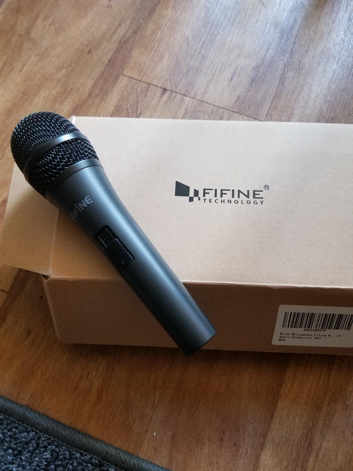 FIFINE K6 Karaoke Microphone, Dynamic Vocal Microphone for Singing customer photo 1