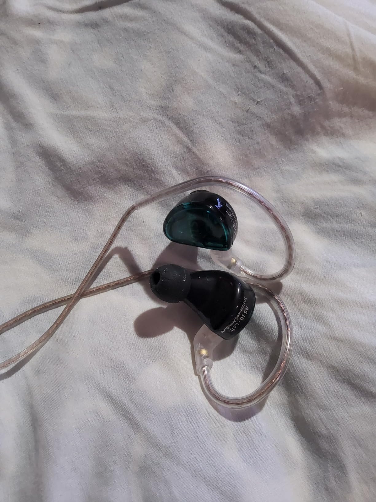 KZ AS10 in Ear Monitor Earbuds Headphone, Pure 5 Balanced Armature 5BA KZ Earbuds Earphone, Musician in Ear Monitor Headphone High Fidelity HiFi Headset (No Microphone, Green) customer photo 1