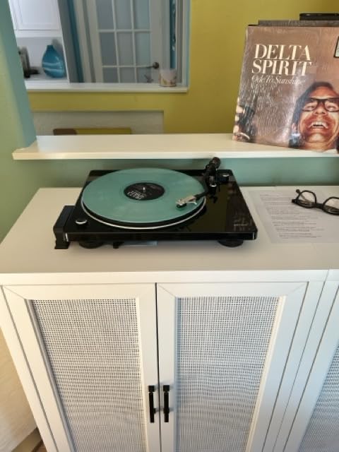 Denon DP400 Record Player for 33-1/3, 45 and 78 RPM Vinyl Records customer photo 1