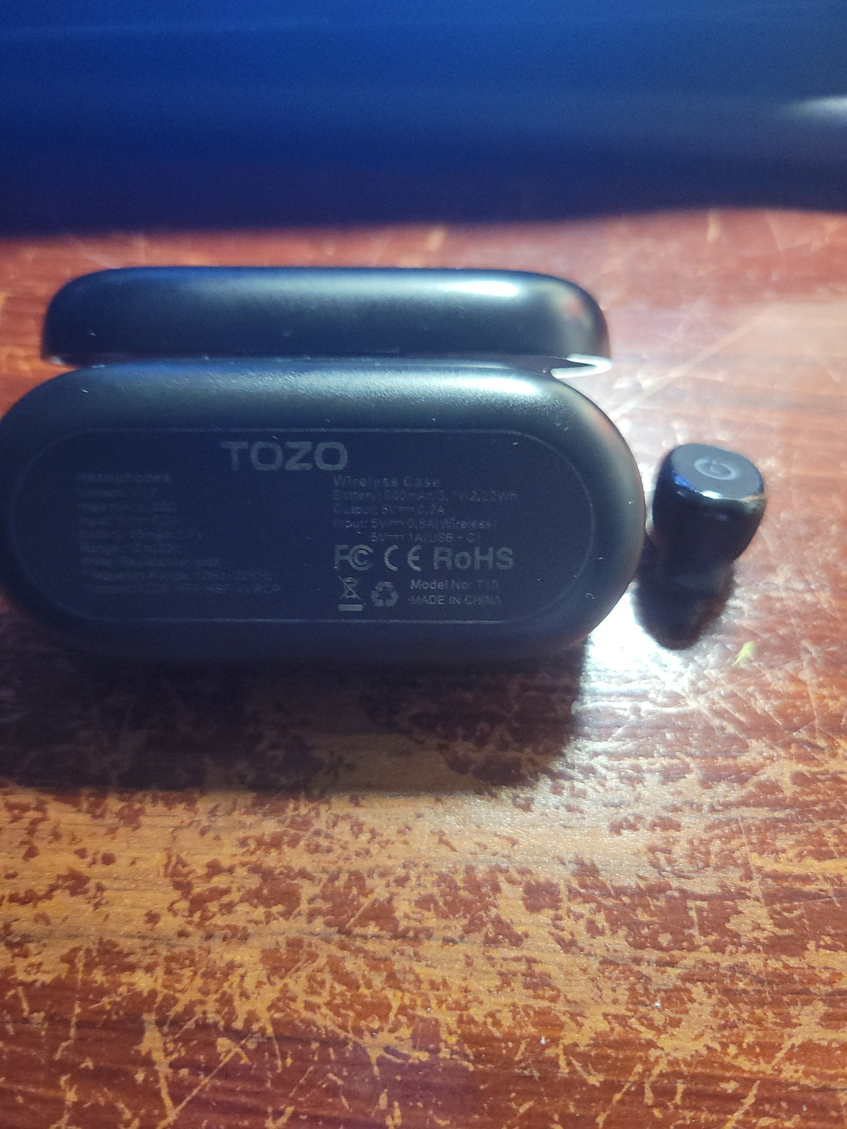 TOZO T10 Wireless Earbuds Powerful Bass Stereo Wireless Charging, APP, IPX8 customer photo 1