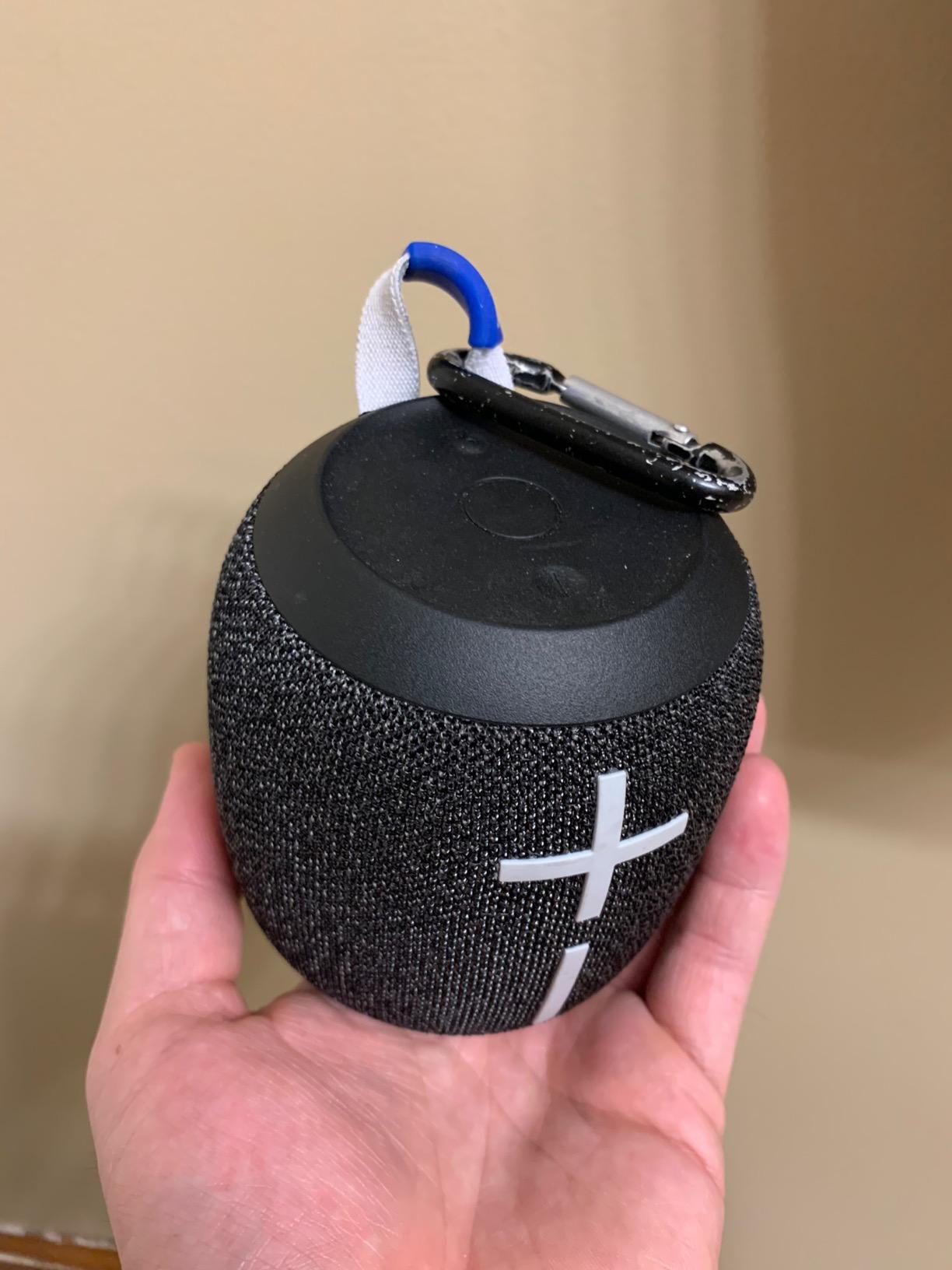 Ultimate Ears WONDERBOOM 2, Portable Wireless Bluetooth Speaker, Big Bass 360 Sound, Waterproof/Dustproof IP67, Floatable, 100 Ft Range - Crushed Ice Grey, Single customer photo 2
