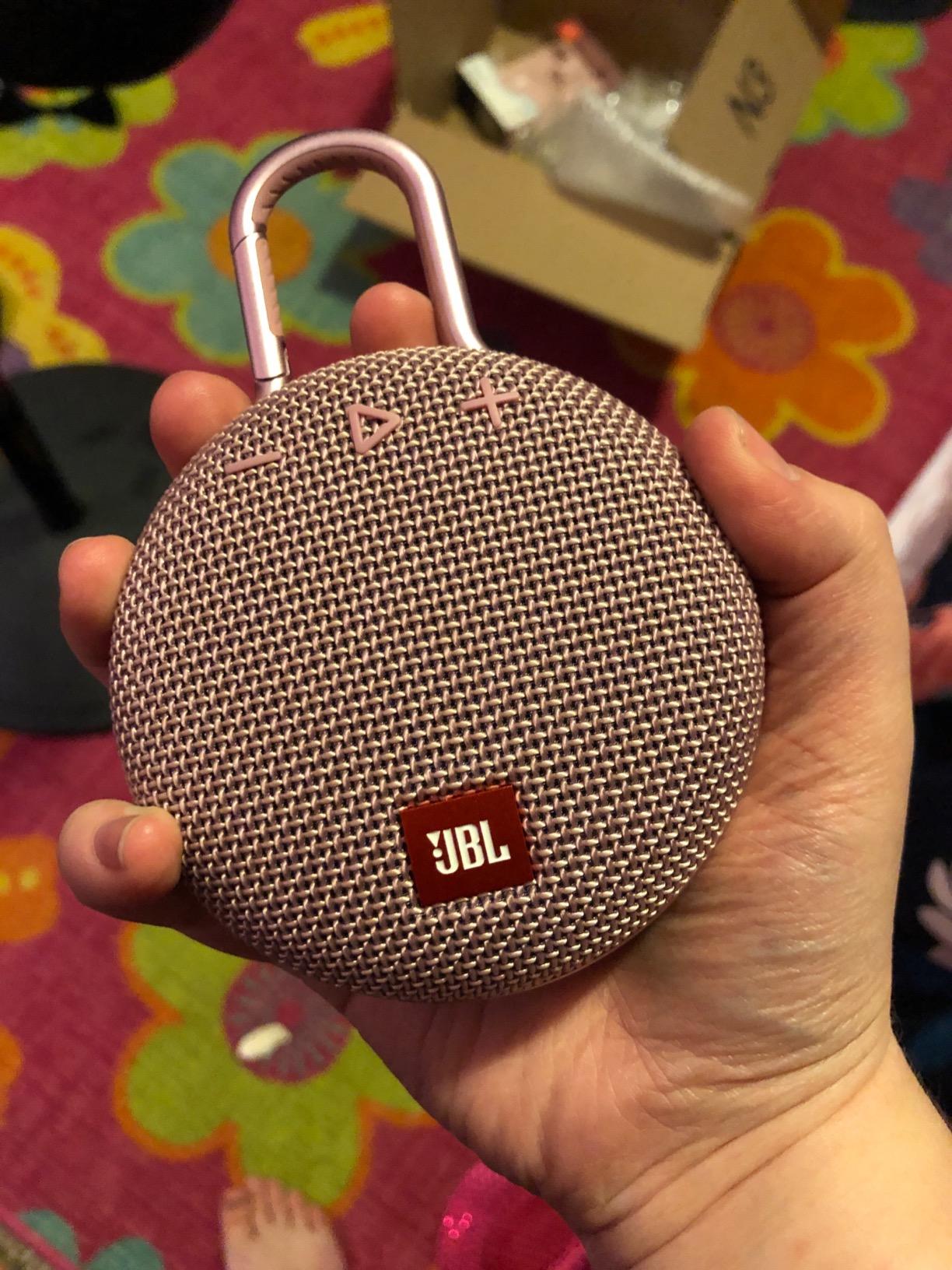 JBL Clip 3, Fiesta Red - Waterproof, Durable & Portable Bluetooth Speaker - Up to 10 Hours of Play - Includes Noise-Cancelling Speakerphone & Wireless Streaming customer photo 1