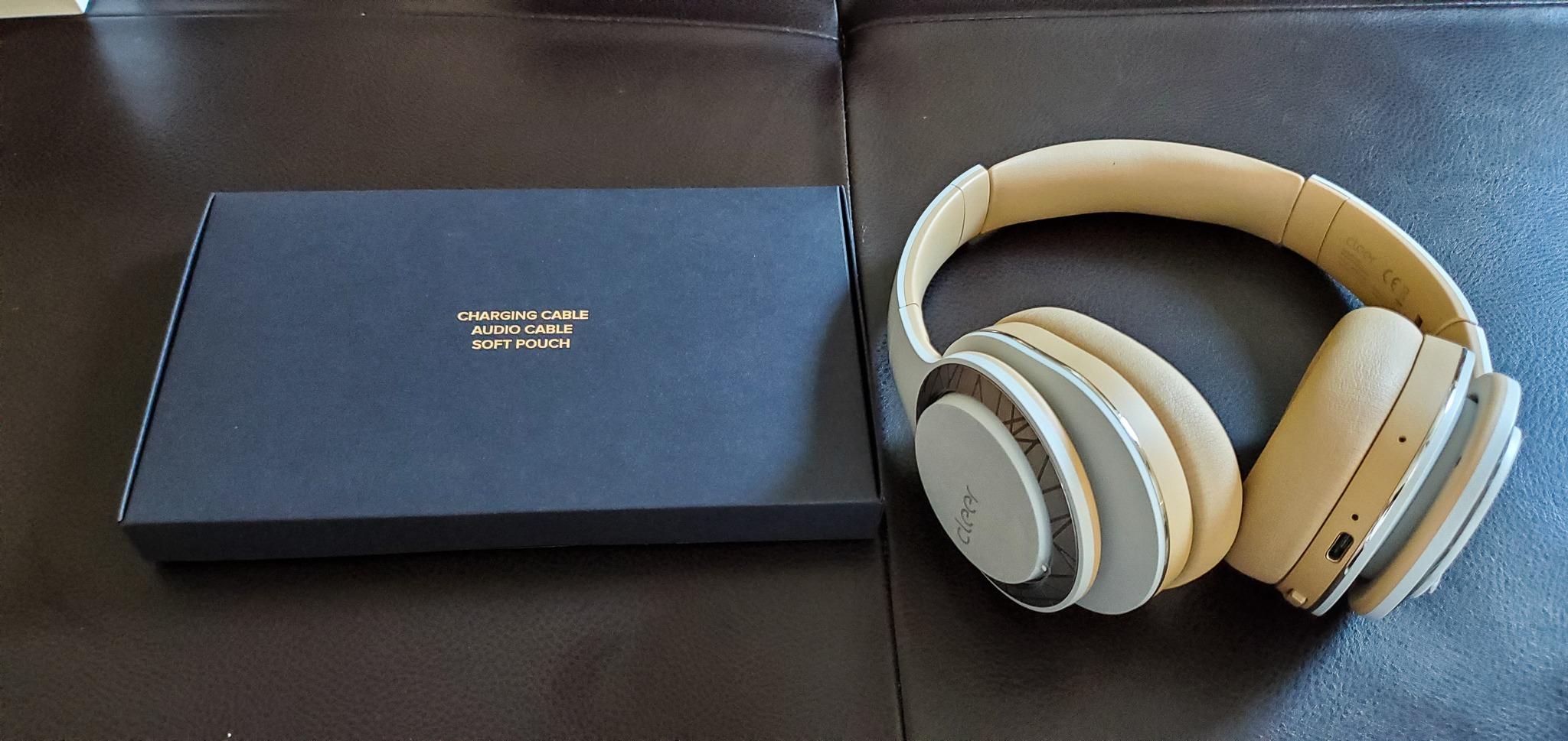 Enduro 100 Bluetooth Headphones, 40mm Ironless Driver, Deep Bass Over the Ear Headphones, 100Hr Play, Dual-Mic, Clear Calls, Comfort Fit, Bluetooth 5.0, Hi-Res Foldable Wireless Headphone, Navy customer photo 2