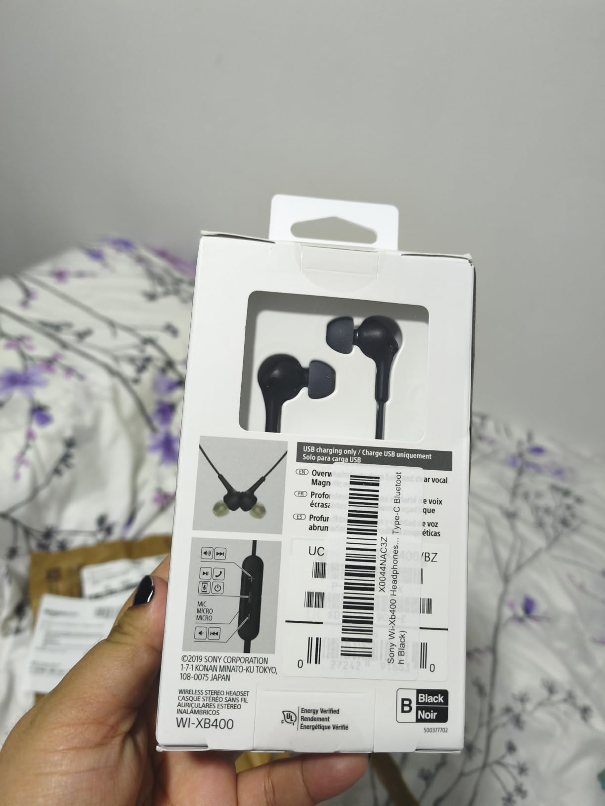 Sony Wi-Xb400 Headphones Wireless Neck-Band Calls/Music USB, W128298864 (Neck-Band Calls/Music USB Type-C Bluetooth Black) customer photo 1