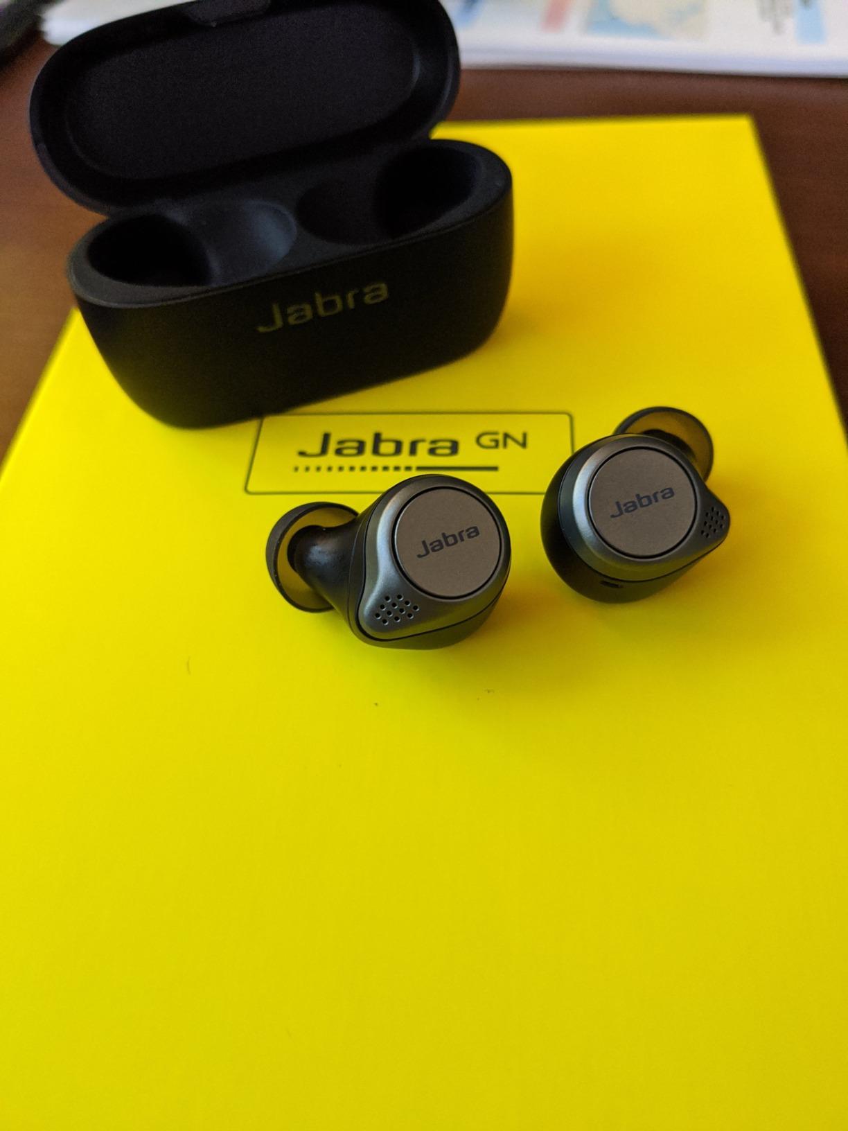 Jabra Elite 75t- True Wireless Earbuds with Charging Case, Titanium Black - Active Noise Cancelling Bluetooth Earbuds with a Comfortable, Secure Fit, Long Battery Life, Great Sound customer photo 2